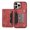 Red, variant on ELEHOLD Magnetic Wallet Case for iPhone 13 Pro Max 6.7",PU Leather Card Slots Stand Function Shockproof  Multi-Functional Purse Case with Wrist Strap,Brown