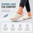 thumbnail image 5 of Knivor Garden Clogs for Men Sporty Foam Runner EVA Cloud Slides with Massage Footbed Lightweight Non Slip Breathable Outdoor Indoor Beach Shower Garden Water Shoes, 5 of 9