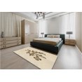 thumbnail image 5 of Ahgly Company Machine Washable Indoor Rectangle Transitional Peru Brown Area Rugs, 2' x 3', 5 of 7