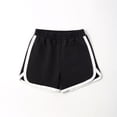 thumbnail image 4 of YOUYEDIAN Girl's Running Athletic Shorts Sport Workout Gym Casual Dolphin Shorts (Black, 15-16 Years), 4 of 4