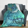 thumbnail image 3 of Pokemon Eevee Vaporeon Throw Blanket Cute Flannel for Boys Girls Men Women, 3 of 7