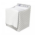 thumbnail image 3 of Geometric Washer Cover, Pale Grey Backdrop Modern Geometrical Contemporary Image with Dots Print, Suitable for Dryer and Washing Machine, 29" x 28" x 40", Black and White, by Ambesonne, 3 of 3