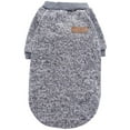 thumbnail image 3 of CICRKHB Small Dog Sweater Pet Dog Clothes Knitwear Dog Sweater Soft Thickening Warm Pup Dogs Shirt for Dog Pet Supplies Grey, 3 of 4
