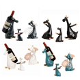 thumbnail image 4 of Wosthever Estante para vino con escultura de alce de 3 uds., soporte para botella de vino de alce de resina, estatua multiusos para botella de vino de alce Kits de equipo de elaboración de vino No.2 Wosthever HA026630-02, 4 of 6