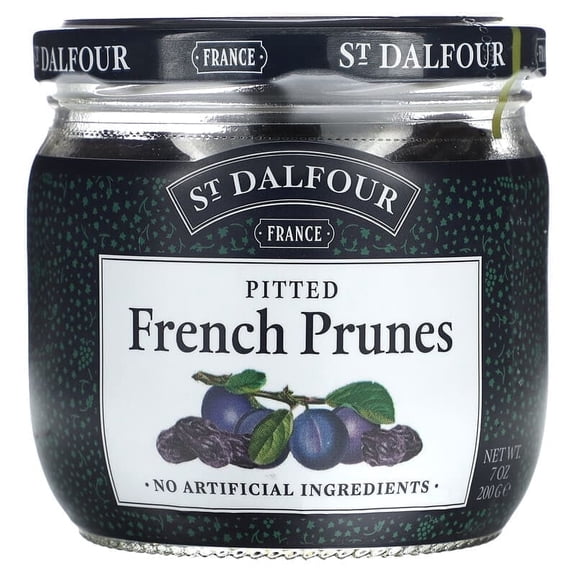 St. Dalfour, French Prunes, Pitted, 7 oz Pack of 3