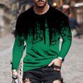 thumbnail image 2 of Camiseta de manga larga con estampado 3D unisex para hombre Blusa casual Pompotops oipoqjl4450, 2 of 9