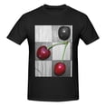 thumbnail image 4 of Bingfone Cherries Laid Men'S Loose Fit Short-Sleeve Pocket T-Shirt, 4 of 7