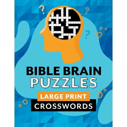 Pre-Owned Bible Brain Puzzles: Large Print Crosswords (Paperback) 1636094449 9781636094441