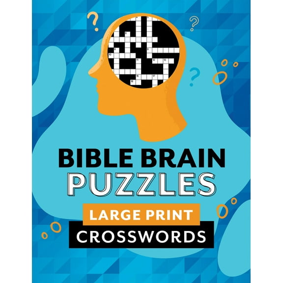 Pre-Owned Bible Brain Puzzles: Large Print Crosswords (Paperback) 1636094449 9781636094441