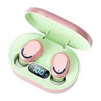 Wireless Earbuds Bluetooth Headphones 80hrs Playback Ear Buds Power Display with Noise Canceling Mic Headsets for Sports/Workout/Running