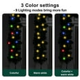thumbnail image 4 of Christmas Decorations Ornaments: Garland with LED Lights Battery Operated & Remote Control for Christmas Tree - Indoor Outdoor Decor (10FT X 2PCS), 4 of 7