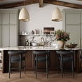 thumbnail image 2 of Spara Black Boucle Counter Stool, 2 of 4