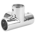 thumbnail image 4 of 4-Way Round Base, Hand Rail Fitting, 1In High Hardness For Tube Industrial Decor, 4 of 8
