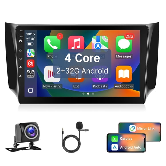Radio para Auto Leadfan Nissan Sentra 2013-2017 GPS HD 10.1"