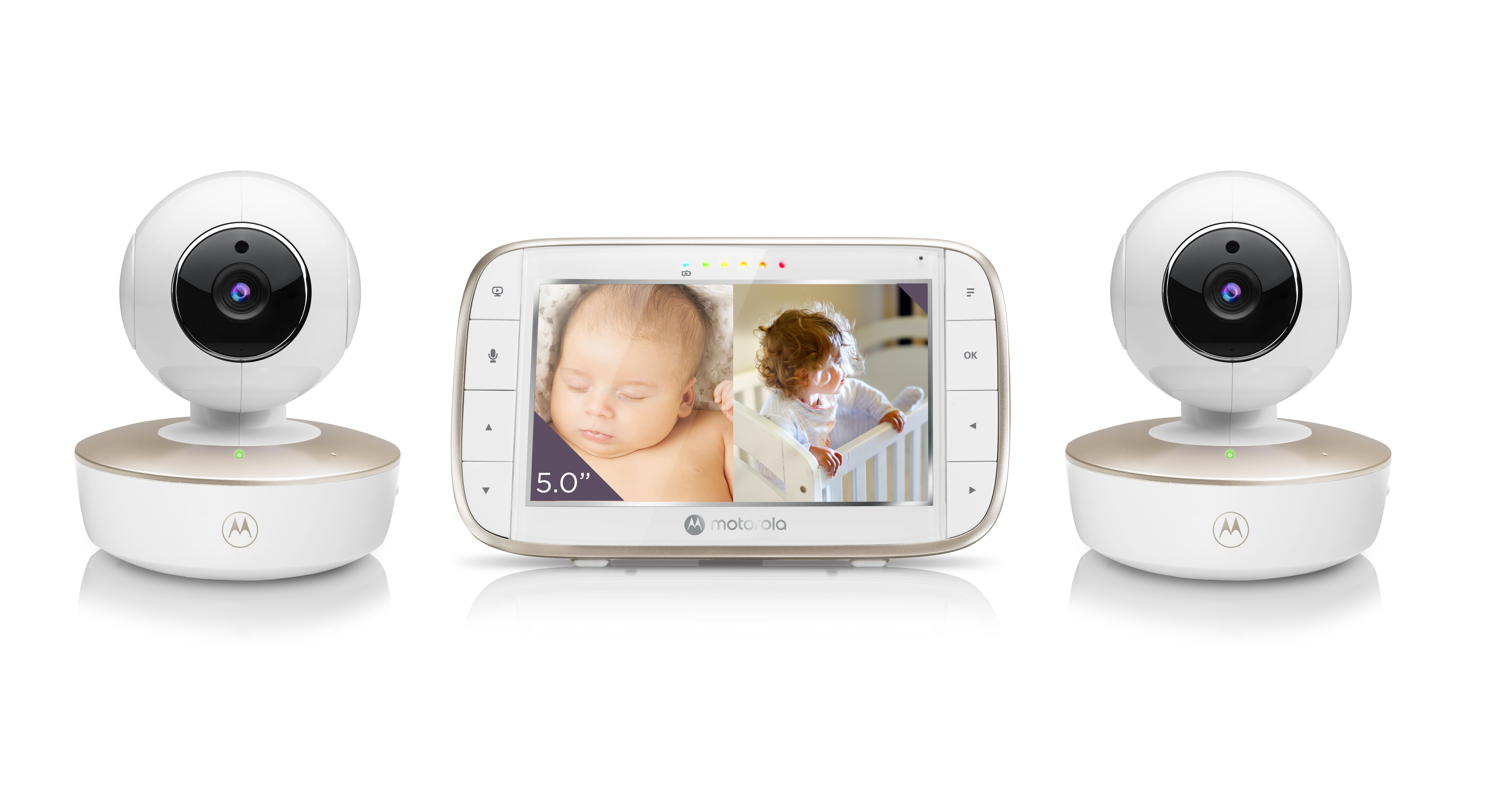 Motorola 5" Video Baby Monitor with Remote Pan Tilt and Zoom GENTLY USED 