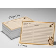 thumbnail image 6 of Inkdotpot 4x6 Inch Recipe Cards (Set of 50) , Thick Double Sided Premium Card Stock- Modern Style White Recipe Notecards for Weddings- Bridal- Baby Shower - Kitchen Theme, 6 of 6