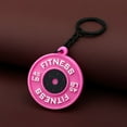thumbnail image 3 of YANONELRY PVC Mini Barbell Plates Keychain -Kettlebells DlY Silicone Dumbbell Keyring -Gym Gifts for Gym Lovers Fitness Trainer Gift Backpack Jewelry, 3 of 9