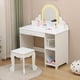 thumbnail image 5 of Para niños vanity set con lighted mirror y stool, adjustable LED lights, suitable para ages 3 to 9, 5 of 6
