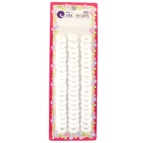 Tara  Small Terry Ponytail Holders - White - 72 Pcs.