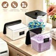 thumbnail image 3 of 4 Pcs Laundry Pods Container Storage Set 3 Acrylic Canisters with Wooden Lids Dryer Sheet Container Holder with Measuring Scoops Labels Clear Organizer for Detergent Pods Scent Booster Dryer Balls, 3 of 11