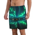 thumbnail image 2 of Balery Northern Lights Traje de Baño Estilo Hawaiano para Hombre, Shorts de Secado Rápido con Bolsillos-X-Large, 2 of 6