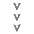thumbnail image 4 of Thinsony 1/2/3/5 Baroque Trendy V-shaped Pin - Exquisite Electroplating Process Clothes Accessories silvery 3PCS, 4 of 6