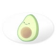 thumbnail image 1 of CafePress - Cute Avocado Drawing Sticker - Sticker (Oval), 1 of 1
