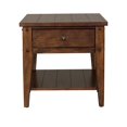 thumbnail image 6 of Lake House Dark Brown Wood End Table, 6 of 6