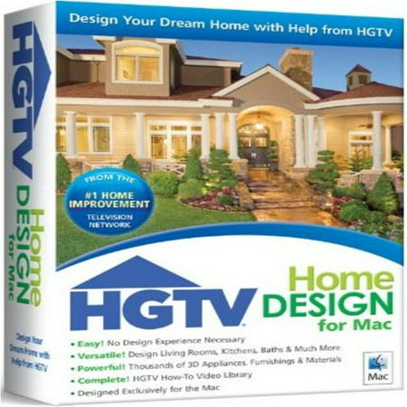 Nova 41007 HGTV Home  Design  Software  for Mac Walmart  com