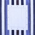 thumbnail image 1 of Ahgly Company Indoor Square Solid Blue Modern Area Rugs, 6' Square, 1 of 4
