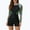 Black, variant on Youyipin Womens Swimsuits Printed Zipper Tummy Control Surfing Suit Long Sleeve Swimsuits For Women