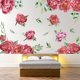 thumbnail image 3 of Un conjunto de bonitas pegatinas de pared de flores Calcomanías de pared para salas de estar Dormitorios Oficinas Decoración de pared TUNC Sencillez, 3 of 5