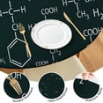 thumbnail image 4 of Math Equations Atomic Symbols Neon Pattern Round Fitted Tablecloth with Elastic Edge,Dining Table Cover Waterproof,Outdoor Round Tablecloth for Camping,Dining,Indoor and Outdoor, 4 of 7