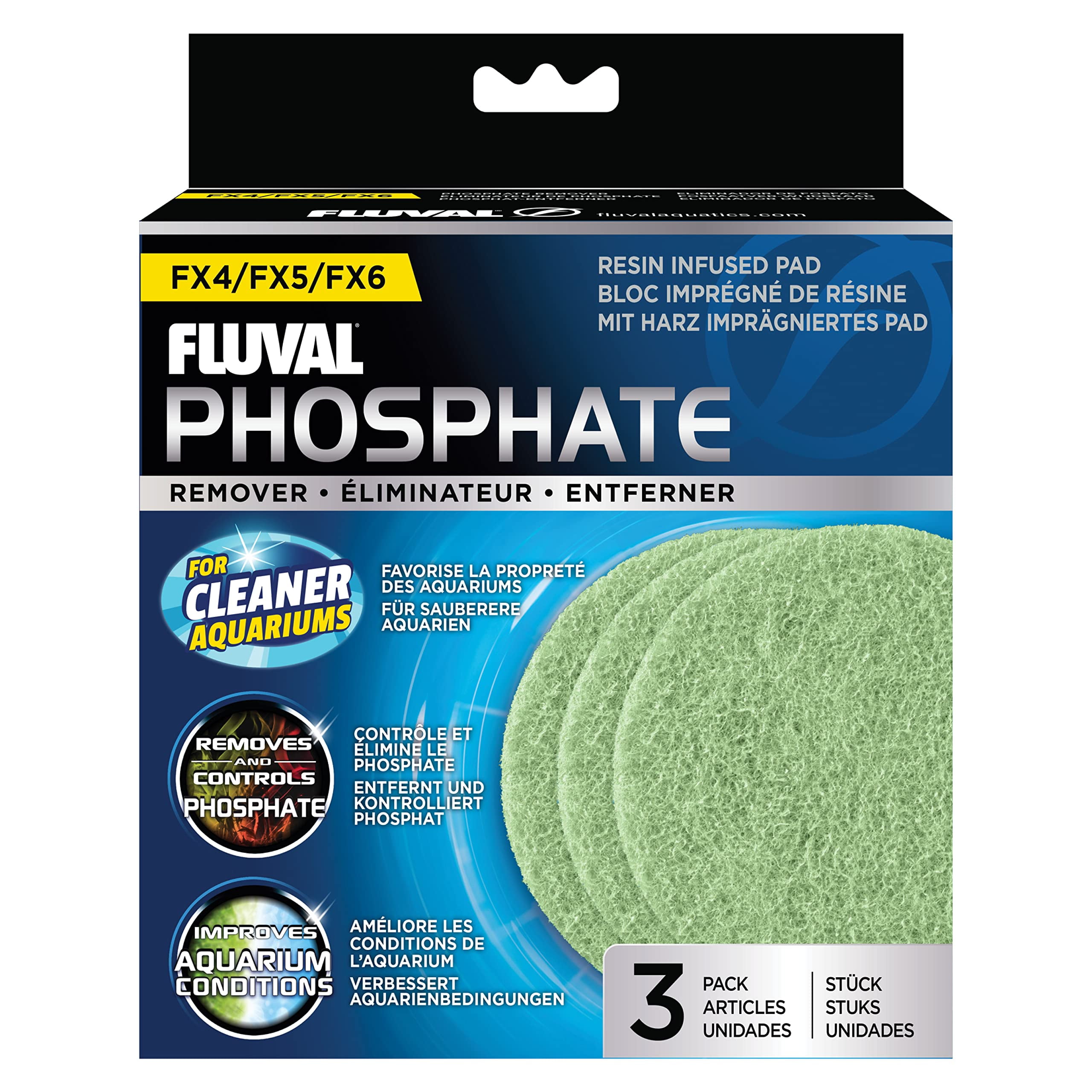 Fluval ClearX Filter Media Insert Replacement Aquarium Filter Media 4 Pack A1336 Walmart