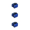 thumbnail image 3 of QualitChoice Universal Bike Touch Screen Mobile Phone Bag Bicycles Impactproof Nylon Crossbeam Bags for Zipper Closure Organizer Blue 3PCS, 3 of 6