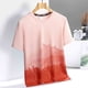 thumbnail image 4 of Tops para hombre, blusas y camisas de cuello redondo y manga corta para hombre, camisetas casuales holgadas deportivas transpirables de seda helada de media manga, blusas de cuello redondo y manga cor, 4 of 5