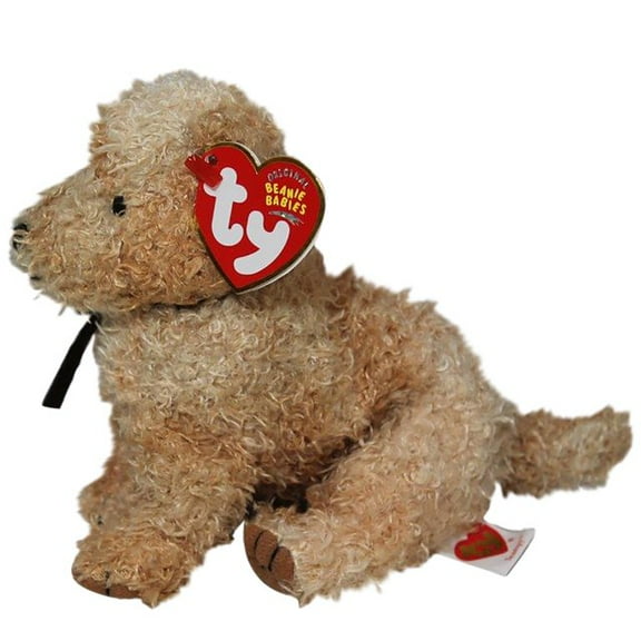 Ty Beanie Baby - SCAMPY the Dog Plush (BONUS ONE RANDOM TY ERASER)