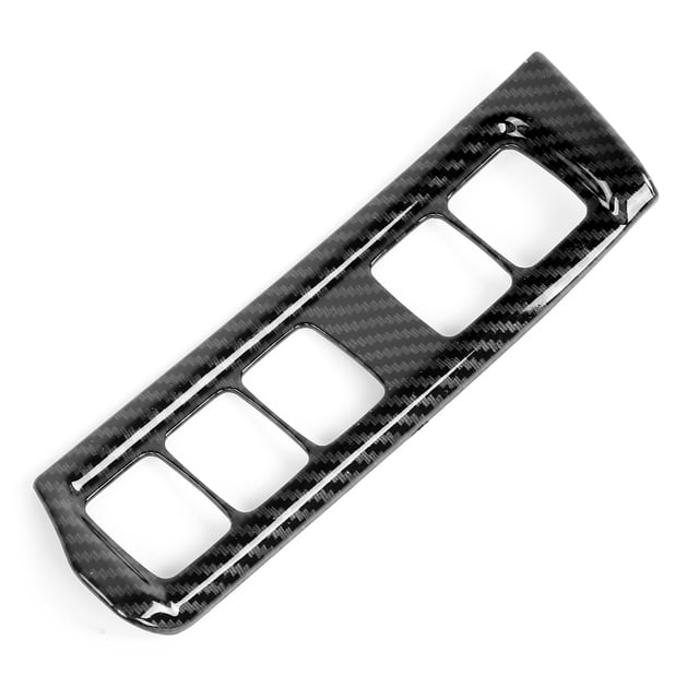 Cubierta del interruptor del faro ANGGREK Estilo de fibra de carbono Apto para Navara NP300 2015-2019