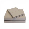 thumbnail image 1 of Luxor Treasures P300SKSH SLTN 300 Split King Sheet Set, Percale Solid Patterned - Tan, 1 of 1