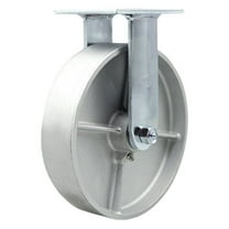 8 Inch Semi Steel Cast Iron Wheel Rigid Caster with Bronze Bearing SCC
