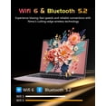 thumbnail image 7 of 15.6" IPS FHD-Laptop, Intel Pentium N100 4GB RAM 128GB SSD (Beat i3-1115G4, Up to 3.4GHz) with Backlit Keyboard Fingerprint Reader Type-C Charging WiFi 6 BT5.2, 7 of 7