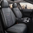thumbnail image 6 of HQBQBUG Car Seat Cover for Toyota RAV4 Accessories 2013-2026,Waterproof Leather Seats Protector,Premuim Auto Interior (Gray), 6 of 6