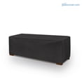 thumbnail image 6 of Medium Slim Outdoor Ottoman or Coffee Table Cover - Outdoor Square Table Covers - Patio Ottoman Washable - Heavy Duty Furniture 42" Black, 6 of 6