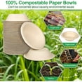 thumbnail image 4 of Disposable 20 oz Paper Soup Bowls - Biodegradable Bowls for Hot Soup and More, 4 of 7