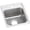 1 Faucet Hole, variant on Elkay LRAD1517651 Lustertone Stainless Steel 15" x 17-1/2" x 6-1/2" Single Bowl Top Mount ADA Sink