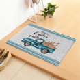 thumbnail image 3 of Felwors Welcome Easter Rabbits Elegant Decorative Doormat, Seasonal Spring Easter Farmhous Holiday Low-Profile Floor Mat Switch Mat For Indoor Outdoor, 3 of 9