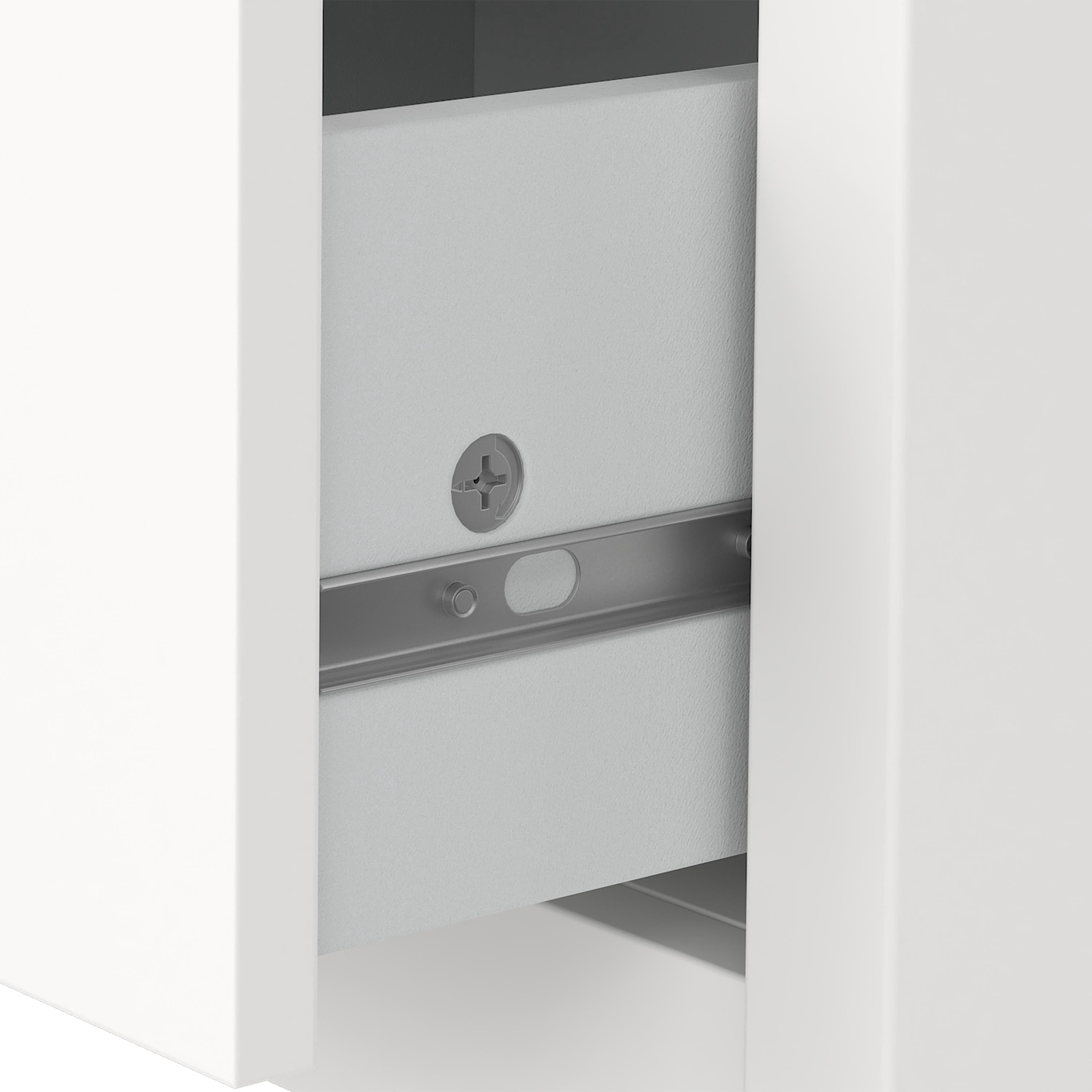 Tvilum Madrid 3-Piece Bedroom Storage Set with Shoe Cabinet, White