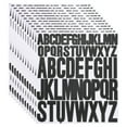 thumbnail image 1 of 12 Sheet Vinyl Letter Sticker, 1 Inch, 2 Inch 624Pcs Stick Letters, Black, 1 of 6