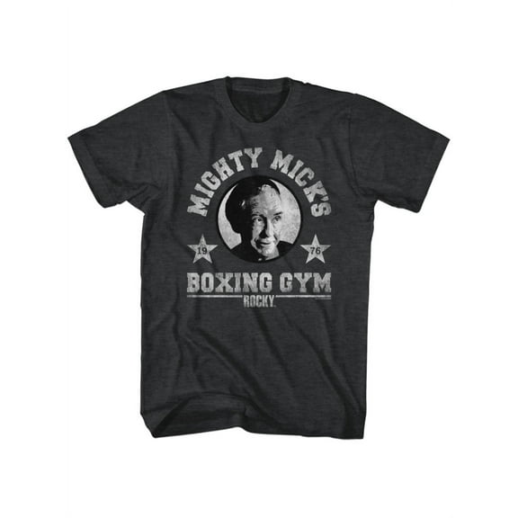 Rocky 1970's Sports Boxing Movie Mighty Mick's Boxing Gym Adult T-Shirt 2XT