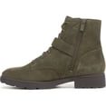 thumbnail image 2 of Vionic Women's Catina Lace Up Ankle Bootie Dark Olive Suede 7M, 2 of 5